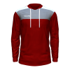 Score Tricol Hoodie maroon-grey-white
