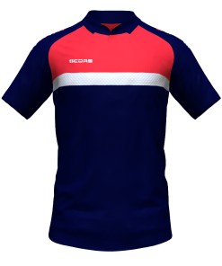 Score Stripe Duo Polo navy-red-white