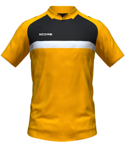 Score Stripe Duo Polo orange-black-white