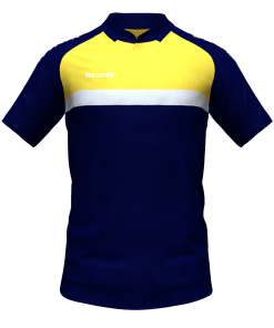 Score Stripe Duo Polo navy-yellow-white