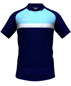 Score Stripe Duo Polo navy-sky-white