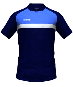 Score Stripe Duo Polo navy-royal-white
