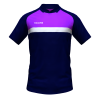 Score Stripe Duo Polo navy-purple-white