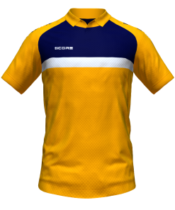 Score Stripe Duo Polo orange-navy-white