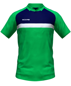 Score Stripe Duo Polo green-navy-white