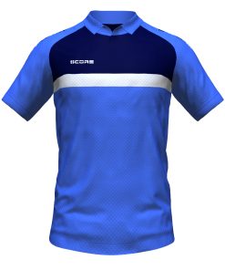 Score Stripe Duo Polo royal-navy-white
