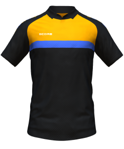 Score Stripe Duo Polo black-orange-royal