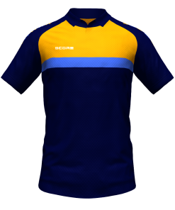 Score Stripe Duo Polo navy-orange-royal