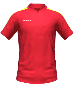 Score Classic Polo red-yellow