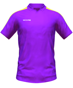 Score Classic Polo purple-yellow