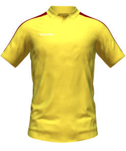 Score Classic Polo yellow-maroon