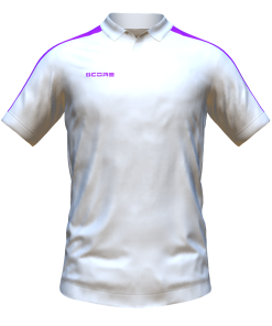 Score Classic Polo white-purple