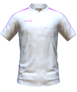 Score Classic Polo white-pink