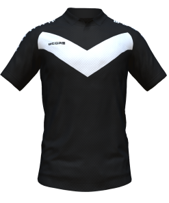 Score Basic V Polo black-white