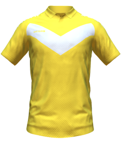 Score Basic V Polo yellow-white