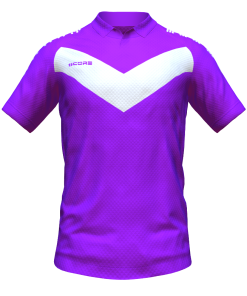 Score Basic V Polo purple-white