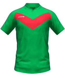 Score Basic V Polo green-red