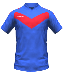 Score Basic V Polo royal-red