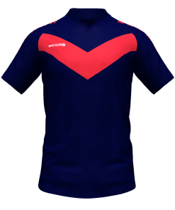 Score Basic V Polo navy-red