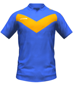 Score Basic V Polo royal-orange