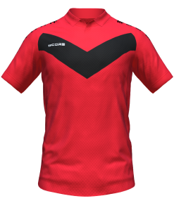 Score Basic V Polo red-black
