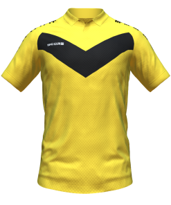 Score Basic V Polo yellow-black