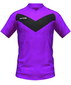 Score Basic V Polo purple-black