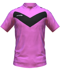 Score Basic V Polo pink-black