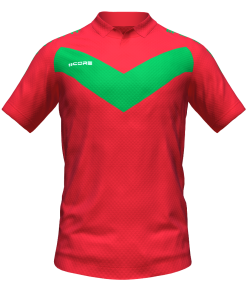 Score Basic V Polo red-green