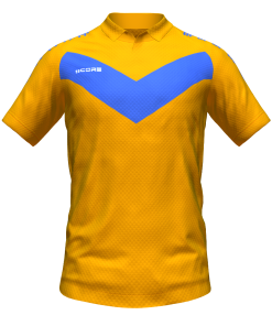 Score Basic V Polo orange-royal