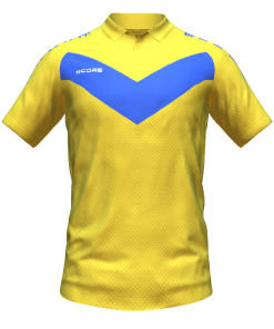 Score Basic V Polo yellow-royal