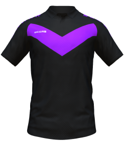 Score Basic V Polo black-purple