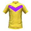 Score Basic V Polo yellow-purple