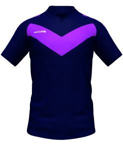 Score Basic V Polo navy-purple