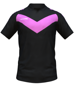 Score Basic V Polo black-pink