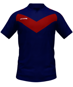 Score Basic V Polo navy-maroon