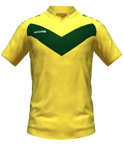 Score Basic V Polo yellow-bottle