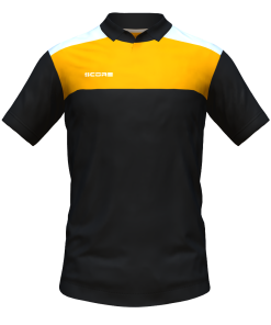 Score Tricol Polo black-orange-white