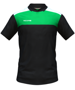 Score Tricol Polo black-green-white