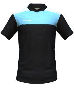 Score Tricol Polo black-sky-white