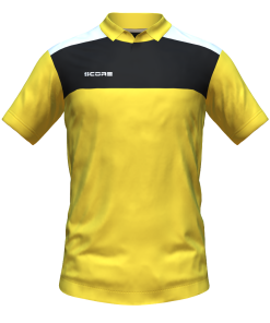 Score Tricol Polo yellow-black-white