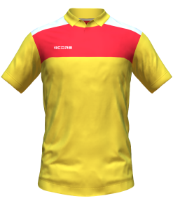 Score Tricol Polo yellow-red-white