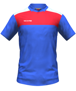 Score Tricol Polo royal-red-white