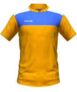 Score Tricol Polo orange-royal-white