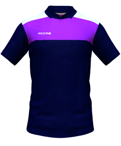 Score Tricol Polo navy-purple-white