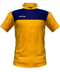 Score Tricol Polo orange-navy-white