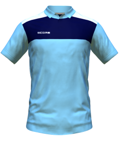 Score Tricol Polo sky-navy-white
