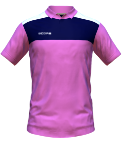 Score Tricol Polo pink-navy-white