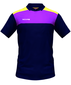 Score Tricol Polo navy-purple-yellow