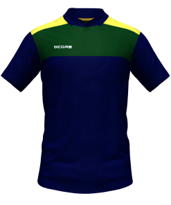 Score Tricol Polo navy-bottle-yellow